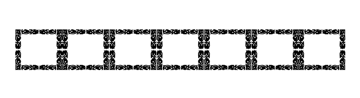 Vintage Frames 11  Free Fonts Download