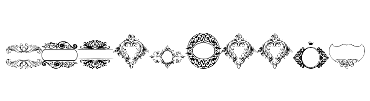 Vintage Frames 13  Free Fonts Download