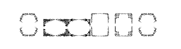 Vintage Frames 15  Free Fonts Download