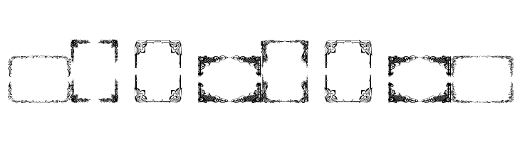 Vintage Frames 15  Free Fonts Download