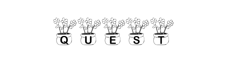 KR Three Flowers  Free Fonts Download