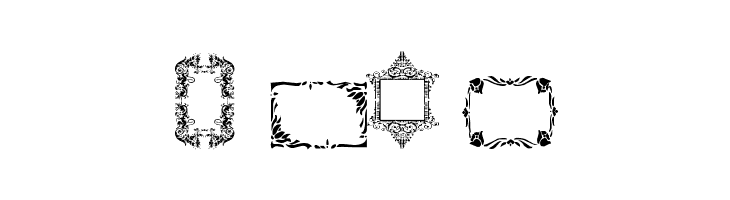 Vintage Frames 14  Free Fonts Download