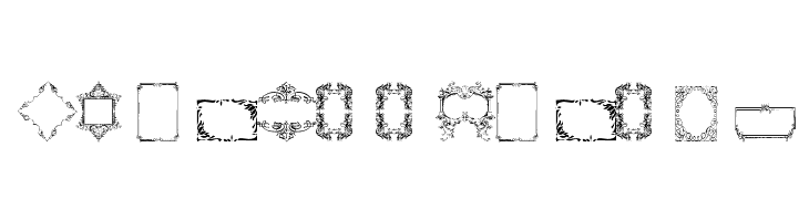 Vintage Frames 14  Free Fonts Download