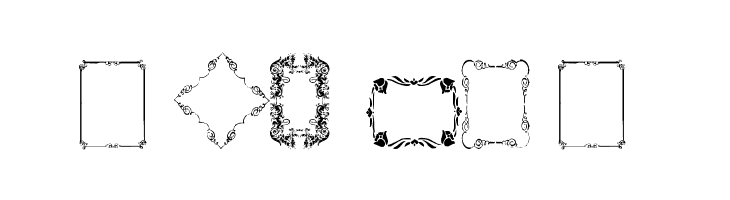 Vintage Frames 14  Free Fonts Download