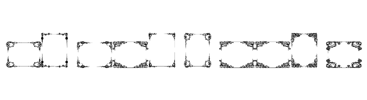Vintage Frames 16  Free Fonts Download
