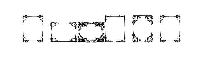 Vintage Frames 16  Free Fonts Download
