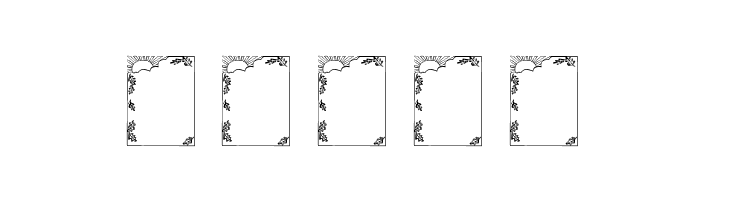 Vintage Frames 5  Free Fonts Download