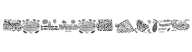 Aayat Quraan 14  Free Fonts Download