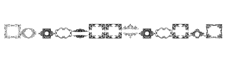 Vintage Frames 12  Free Fonts Download