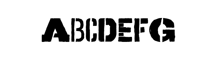 Bakunin Stencil  Free Fonts Download