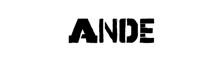 Bakunin Stencil  Free Fonts Download