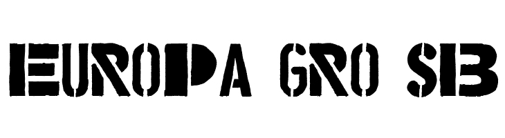 Bakunin Stencil  Free Fonts Download