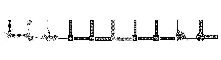 Vintage Decorative Corners 28  Free Fonts Download
