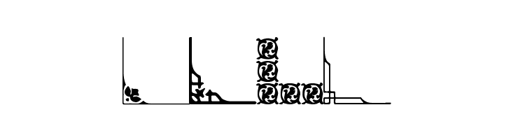 Vintage Decorative Corners 32  Free Fonts Download