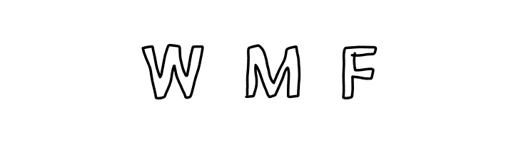 Outside inside outline  Free Fonts Download