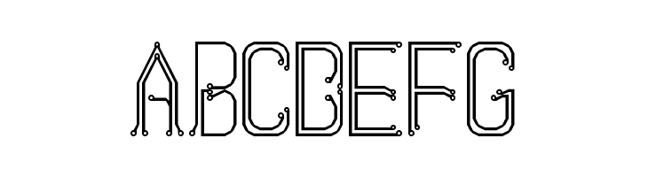 Circuitboard Regular  Free Fonts Download