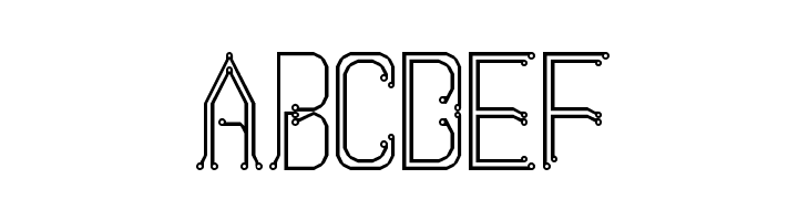 Circuitboard Regular  Free Fonts Download