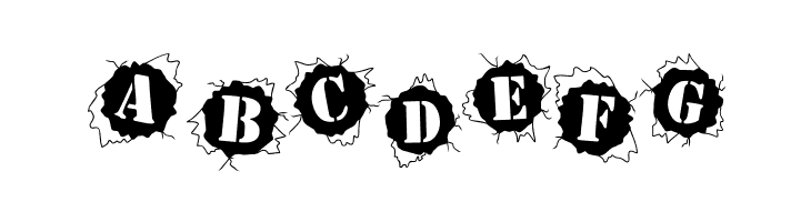 BulletHolz  Free Fonts Download