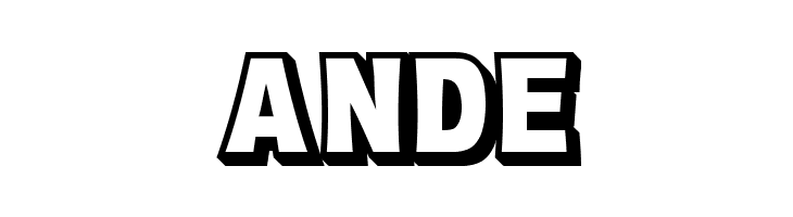 OMNIBLACK Outline  Free Fonts Download