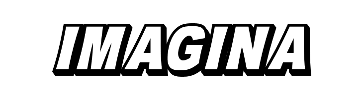 OMNIBLACK Outline Italic  Free Fonts Download