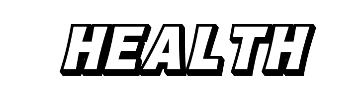 OMNIBLACK Outline Italic  Free Fonts Download