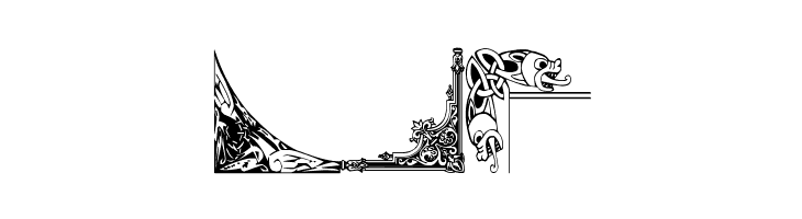 Vintage Decorative Corners 15  Free Fonts Download