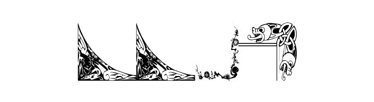 Vintage Decorative Corners 15  Free Fonts Download