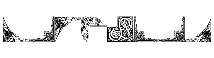 Vintage Decorative Corners 15  Free Fonts Download