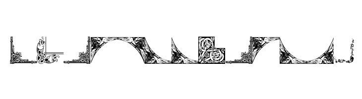 Vintage Decorative Corners 15  Free Fonts Download