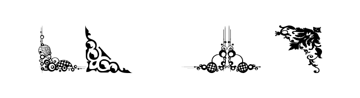 Vintage Decorative Corners 24  Free Fonts Download