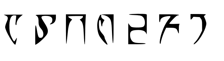Alli's Daedric  Free Fonts Download
