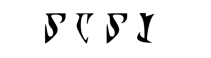 Alli's Daedric  Free Fonts Download