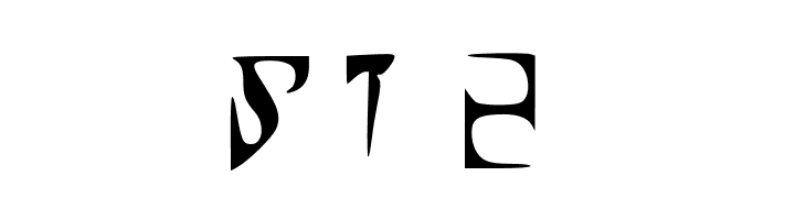 Alli's Daedric  Free Fonts Download