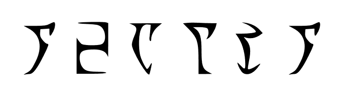 Alli's Daedric  Free Fonts Download