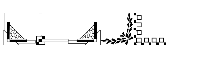 Vintage Decorative Corners 4  Free Fonts Download