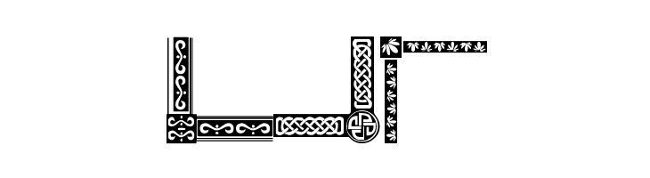 Vintage Decorative Corners 20  Free Fonts Download