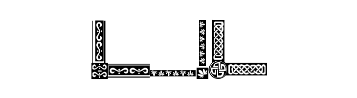Vintage Decorative Corners 20  Free Fonts Download