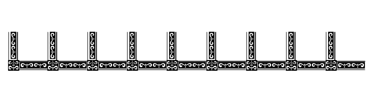 Vintage Decorative Corners 20  Free Fonts Download
