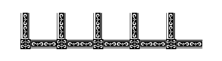 Vintage Decorative Corners 20  Free Fonts Download
