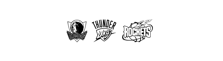 NBA WEST  Free Fonts Download