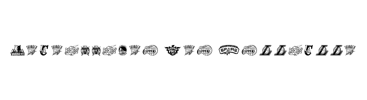 NBA WEST  Free Fonts Download