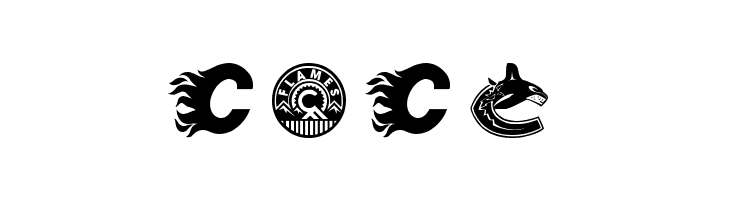 NHL WEST  Free Fonts Download