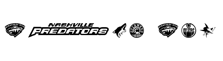 NHL WEST  Free Fonts Download