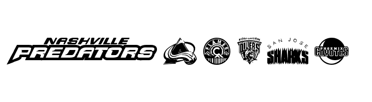 NHL WEST  Free Fonts Download