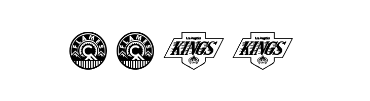 NHL WEST  Free Fonts Download