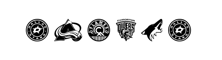 NHL WEST  Free Fonts Download