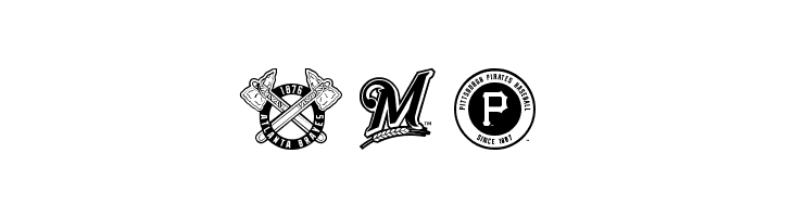 MLB NL  Free Fonts Download