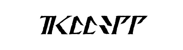Davek Italic  Free Fonts Download