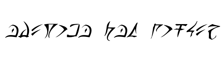 Barazhad Italic  Free Fonts Download