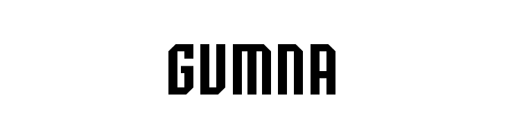 GUMNA Whitestone Font